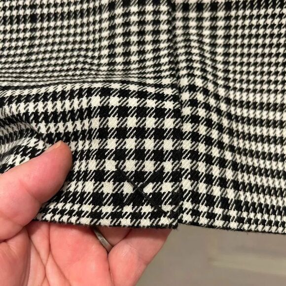 Maurices Houndstooth‎ Black White Pencil Skirt size 11/12 - Picture 4 of 6